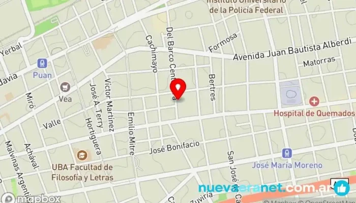 mapa de Es Ruiz La Pastelería Pastelería en Cdad. Autónoma de Buenos Aires