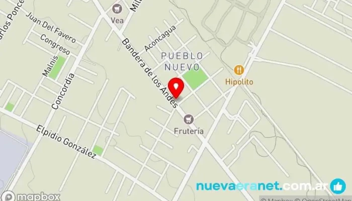 mapa de Espiga mágica Panadería en Guaymallén