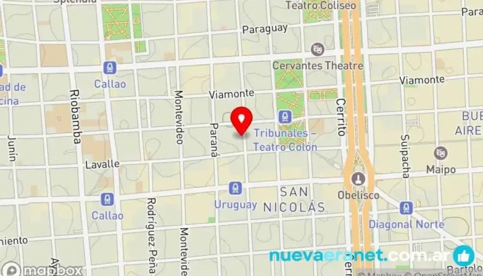 mapa de Espina Rawson & Asoc. Subastas Casa de subastas en Cdad. Autónoma de Buenos Aires