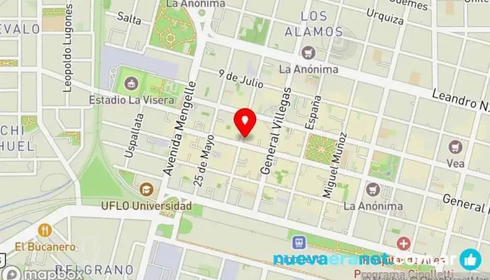 mapa de Estación Margus Panadería, Restaurante de desayunos, Cafetería en Cipolletti