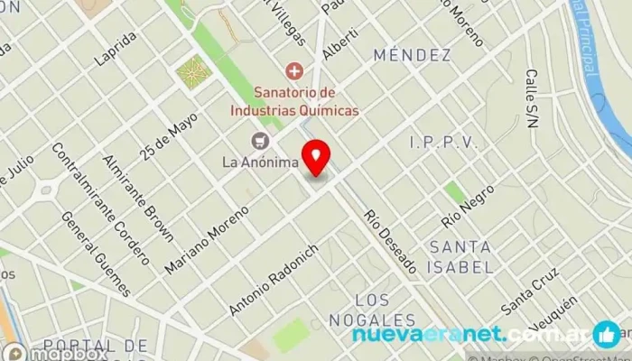 mapa de Ester díaz Pastelería artesanal Pastelería en Cinco Saltos
