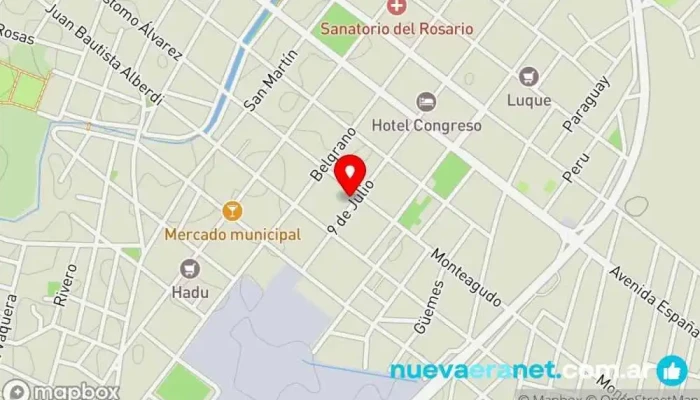 mapa de F flores Rodriguez  en Monteros
