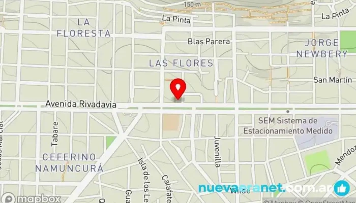 mapa de Facturas Panaderia Panadería en Comodoro Rivadavia