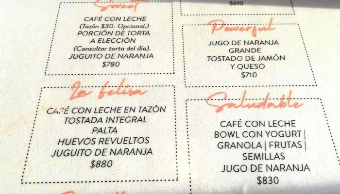 Felisa Pasteleria Carta - Guaymallén