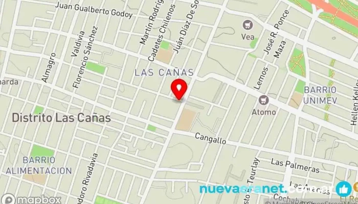 mapa de Felisa Pastelería Cafetería, Diner en Guaymallén