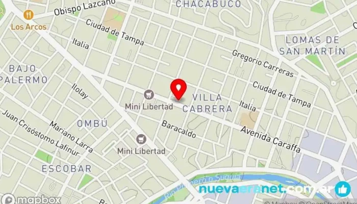 mapa de Fernandez panadería y cafe Panadería en Córdoba