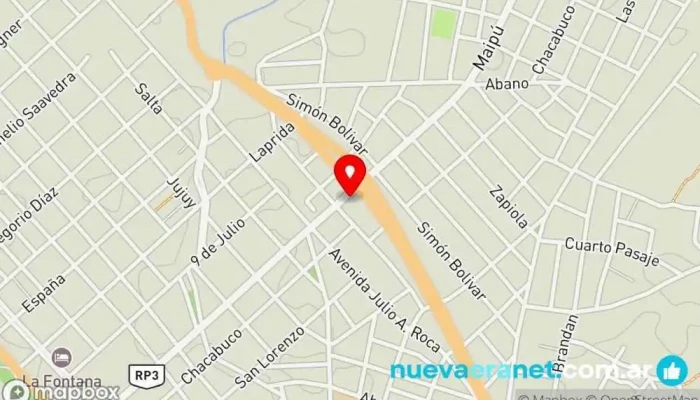 mapa de Ferreteria Maipu Ferretería en Termas de Río Hondo