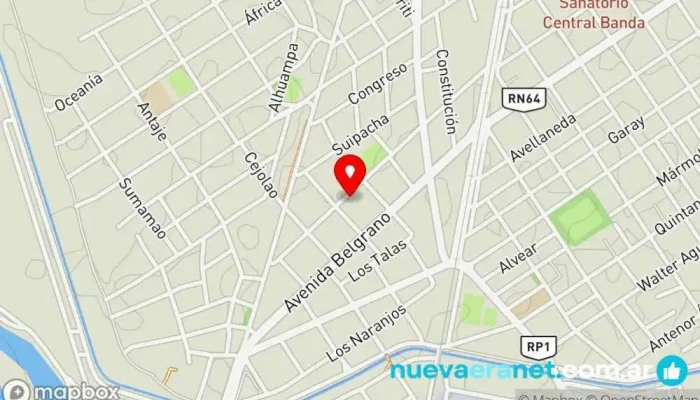 mapa de Ficco's Gourmet Panadería en La Banda