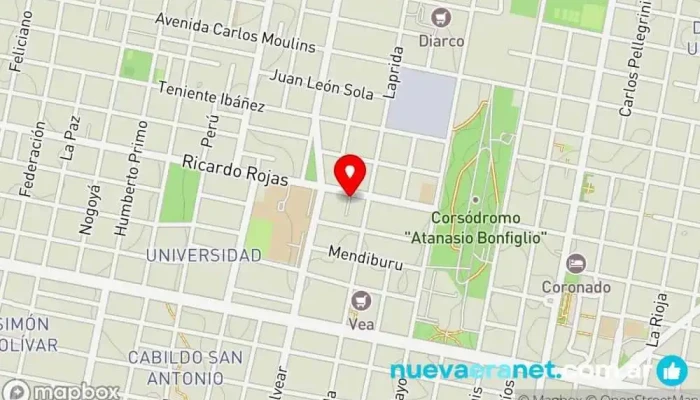 mapa de Finka pastelería Pastelería en Concordia