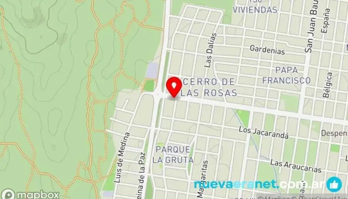 mapa de Flia Panificadora Panadería en San Fernando del Valle de Catamarca