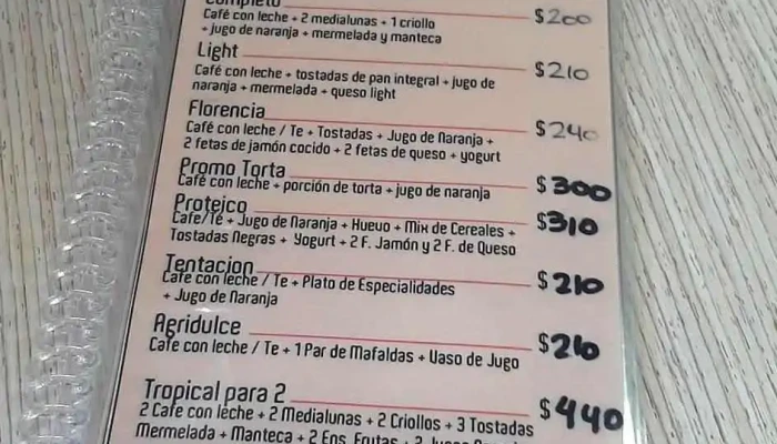 Florencia Panaderia -  Cafe Carta - Córdoba