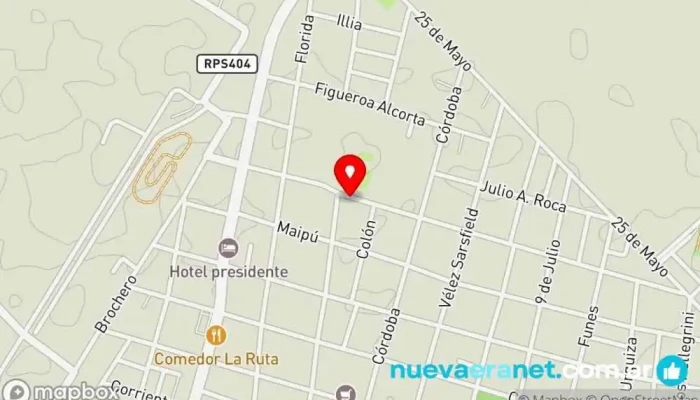 mapa de FORRAJERIA EL BURRITO Tienda de alimentos para animales en Villa Santa Rosa