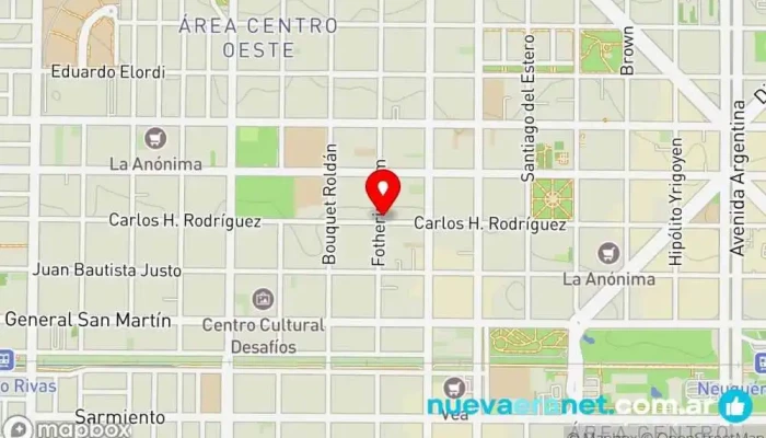 mapa de frambuesa & chocolate Pastelería en Neuquén