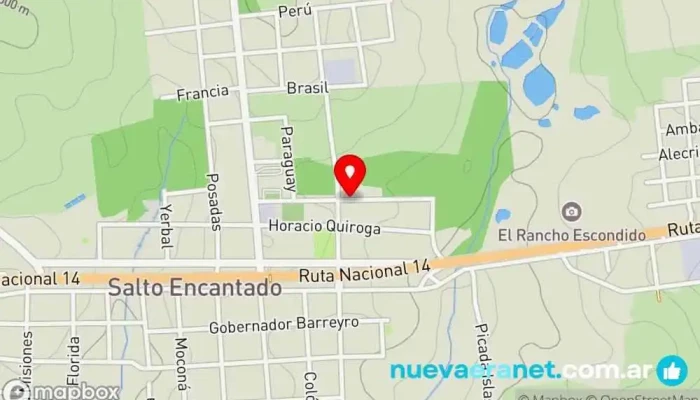 mapa de Francilina Panaderia y Despensa Panadería, Carnicería en Villa Salto Encantado