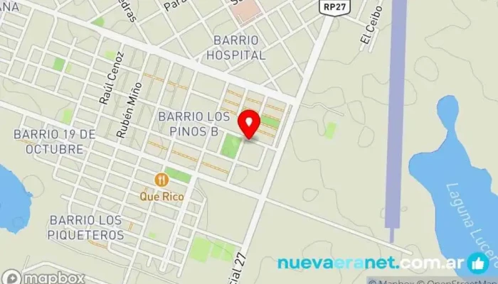 mapa de Francisco Mansutti Pastelería en Bella Vista