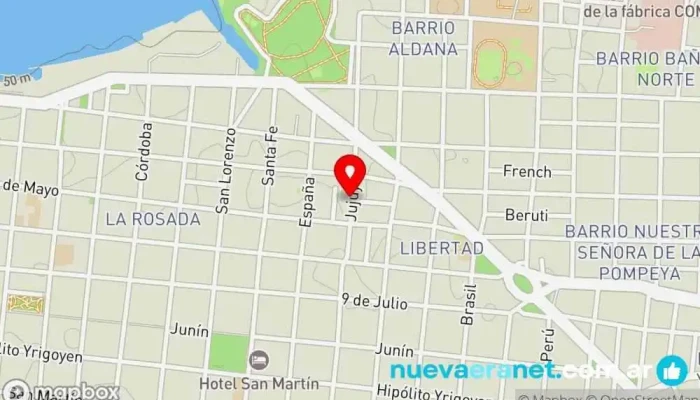 mapa de Frolla pasteleria Pastelería en Corrientes