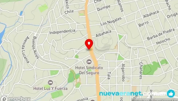 mapa de Gallardo Propiedades Agencia inmobiliaria en Villa Giardino