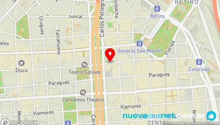 mapa de Gamas Panadería, Restaurante de desayunos, Tienda de postres, Pastelería francesa en Cdad. Autónoma de Buenos Aires