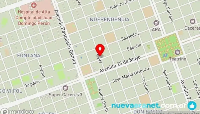 mapa de Ganadera Don Ansel s.r.l Casa de subastas de ganado en Formosa