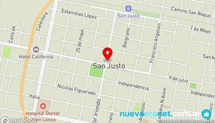 mapa de Ganados Remates S.a.  en San Justo