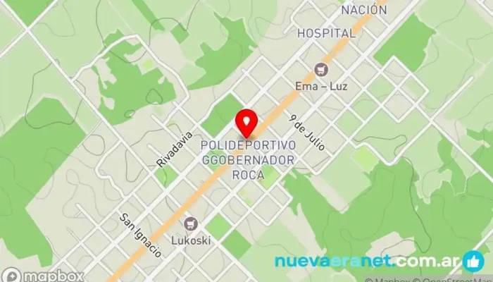 mapa de Gdor. Roca  en Gdor. Roca