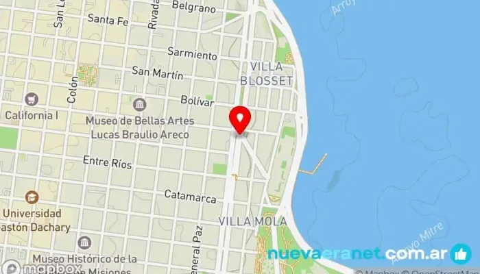 mapa de Genovesa Pastelería Pastelería, Restaurante de brunch, Cafetería en Posadas