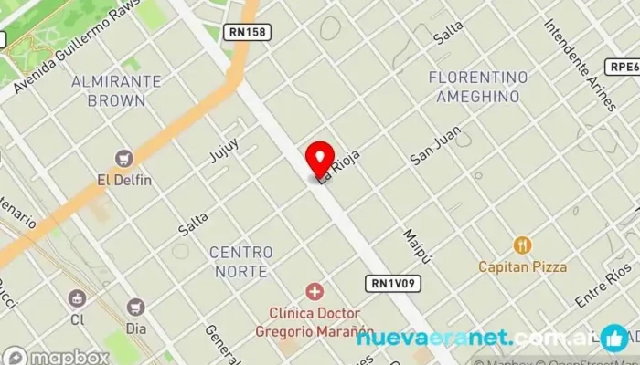 mapa de GIASA Negocios Inmobiliarios Agentes inmobiliarios, Oficina de la Administración, Tasador inmobiliario en Villa María