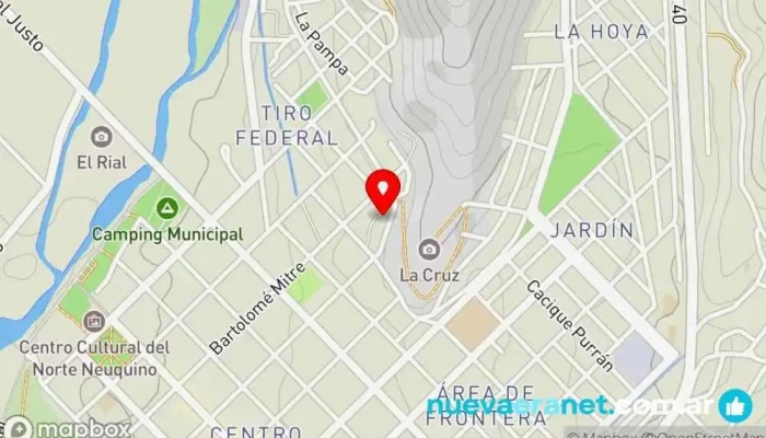 mapa de Gigi Cakes Pastelería en Chos Malal