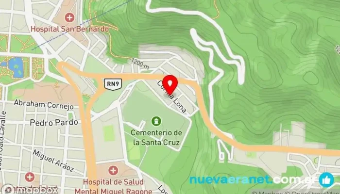 mapa de GLENI PASTELERÍA Pastelería en Salta