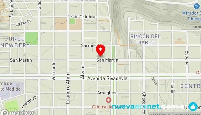 mapa de Gout Delicieux Pastelería en Comodoro Rivadavia