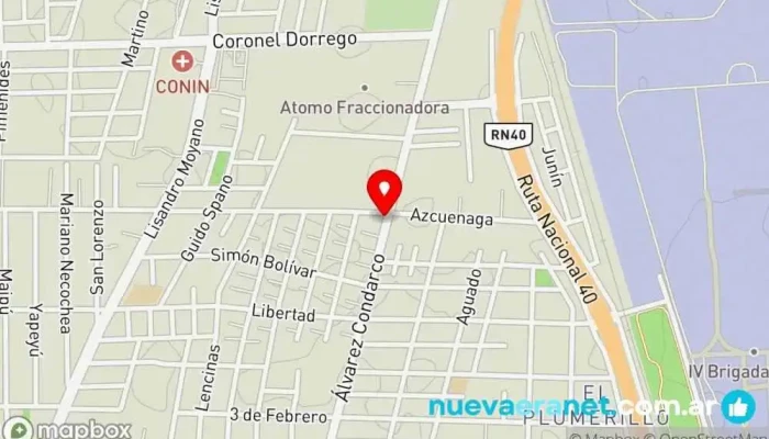 mapa de Gracia PYP Panadería en Las Heras