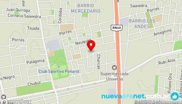 mapa de Gran Tentacion Pastelería en Chimbas
