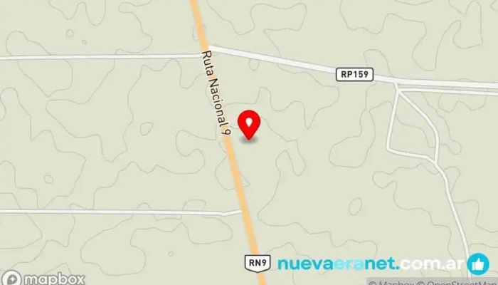 mapa de GRMV+RQTotora pampa Santiago del Estero Casa rural en Totora Pampa