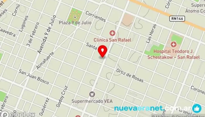 mapa de Grossa Mora Panadería en San Rafael