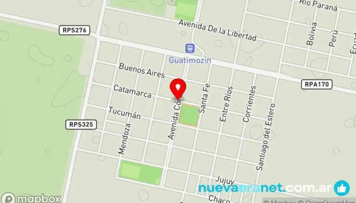mapa de Guatimozin  en Guatimozin