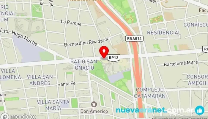 mapa de HABITAR Propiedades Agencia inmobiliaria en San Juan