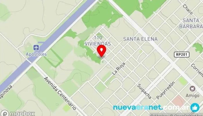 mapa de Hamburgueseria y pizzería Hamburguesería, Comida a domicilio, Pizzería en Apóstoles