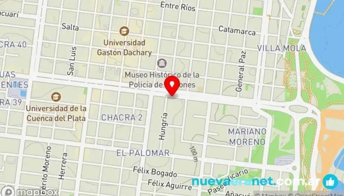 mapa de harvest panaderia Panadería en Posadas