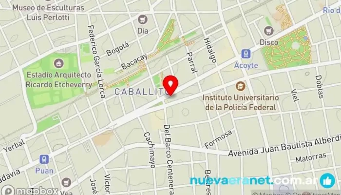 mapa de Hausbrot Panadería, Pastelería francesa en Cdad. Autónoma de Buenos Aires