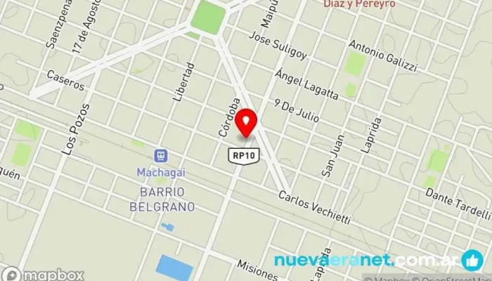 mapa de Heladería Class Panadería Panadería en Machagai