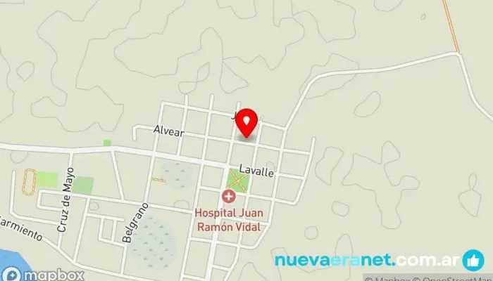 mapa de Heladería La Región Heladería en Berón de Astrada