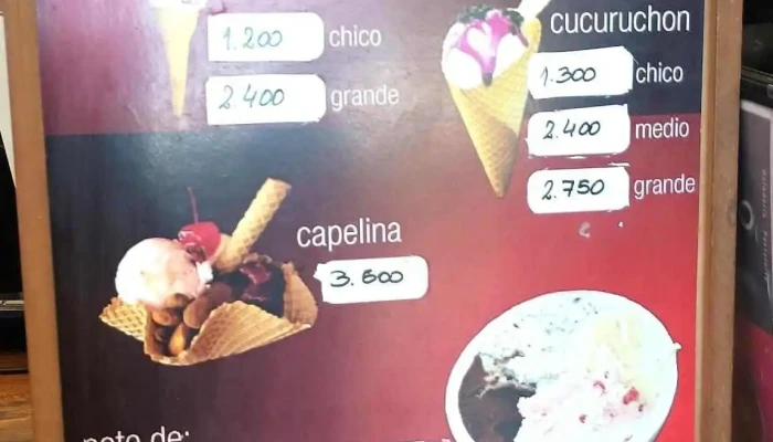 Heladeria Las Delicias -  Carta - Guaymallén