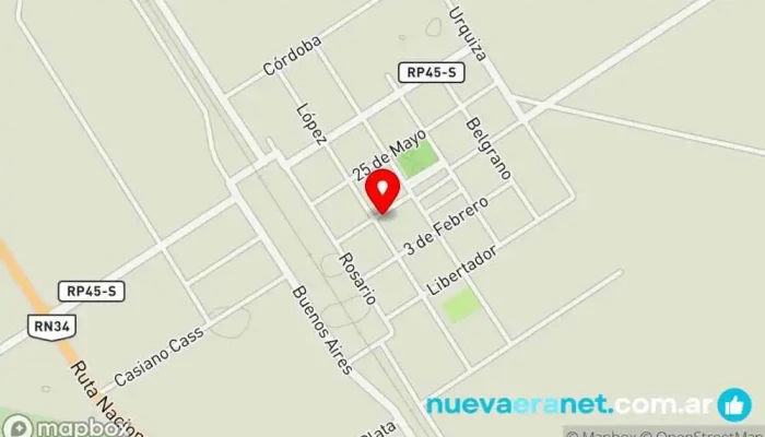 mapa de Heladeria Los Soles Tienda de postres en Casas