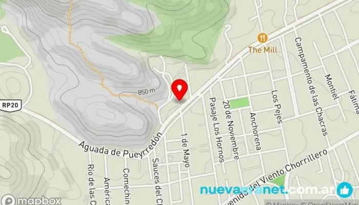 mapa de Hospedaje Magda Hotel en Juana Koslay