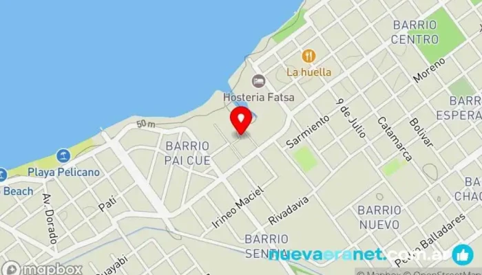 mapa de Hotel Casino Condado Hotel, Casino en Paso de la Patria