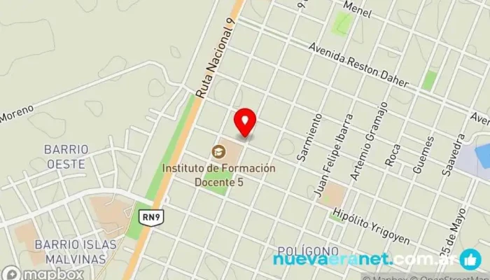 mapa de Hotel Ch Loreto boutique Hotel en Villa San Martin