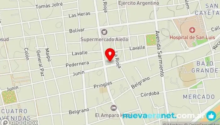 mapa de Hotel Dos Venados Hotel, Empresa de organización de eventos, Organizador de eventos, Salón para eventos en San Luis