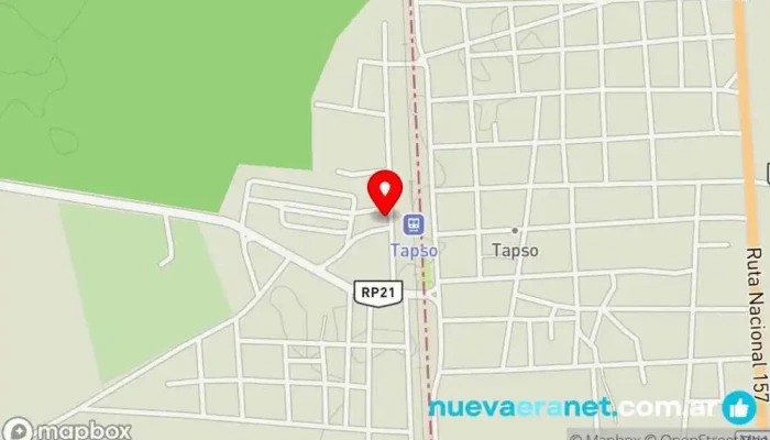 mapa de Hotel TAPSO Hotel en Tapso