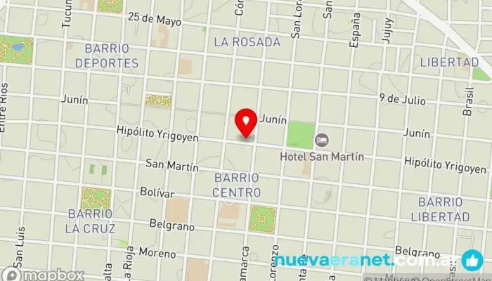 mapa de Il Fornaio Wilson Panadería en ATD