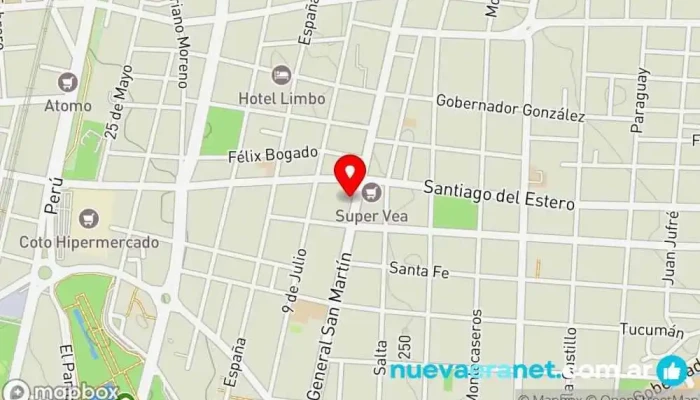 mapa de Il Panettiere Panadería en Mendoza